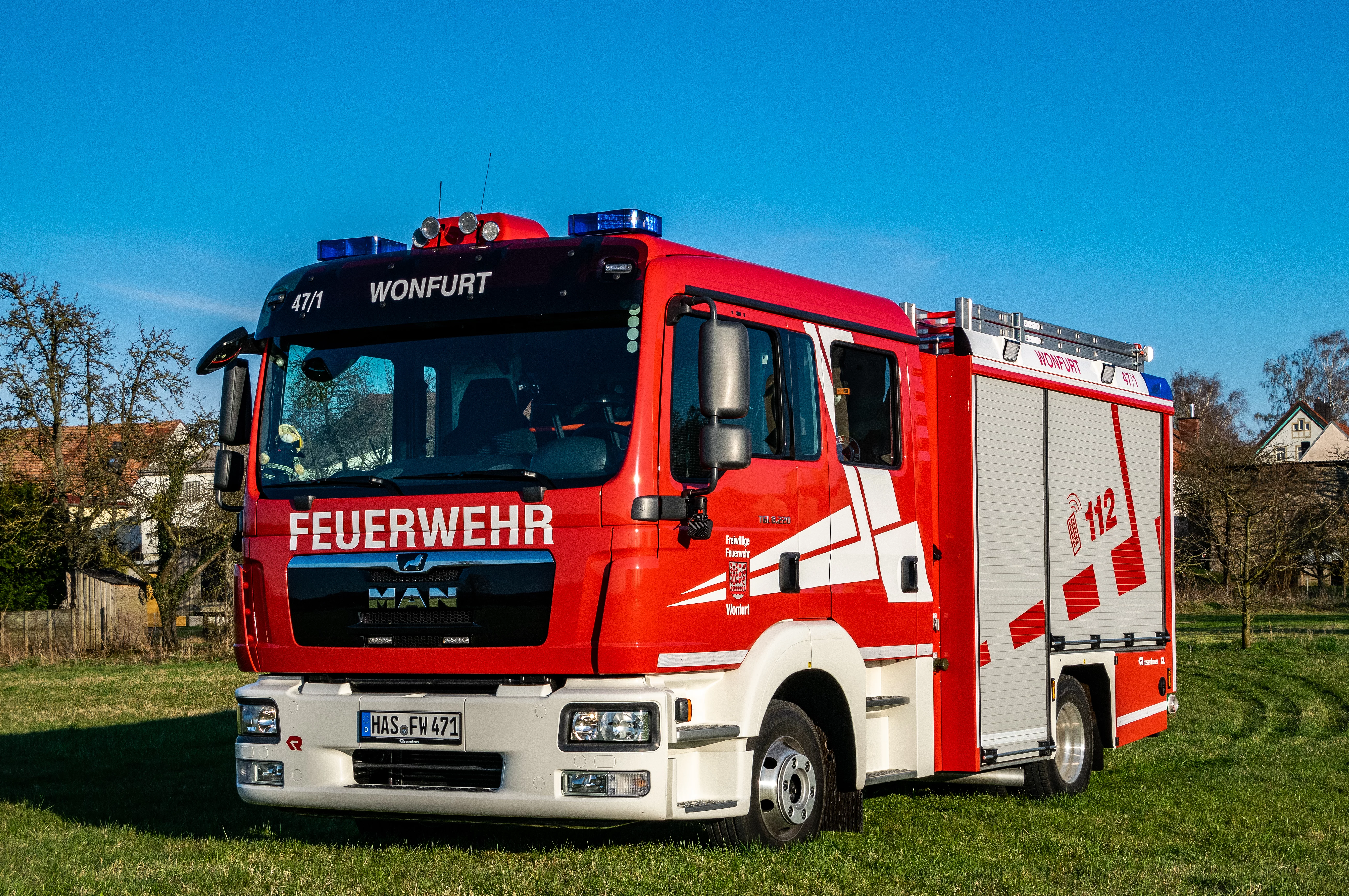 Löschfahrzeug der Freiwilligen Feuerwehr Wonfurt